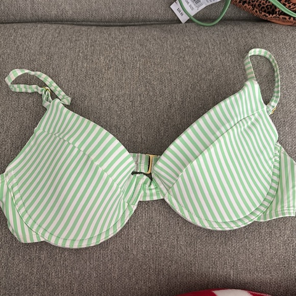 We wore what stripe green bikini! - Picture 3 of 7